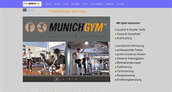 Desktop Screenshot of munichgym.de