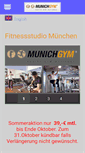 Mobile Screenshot of munichgym.de